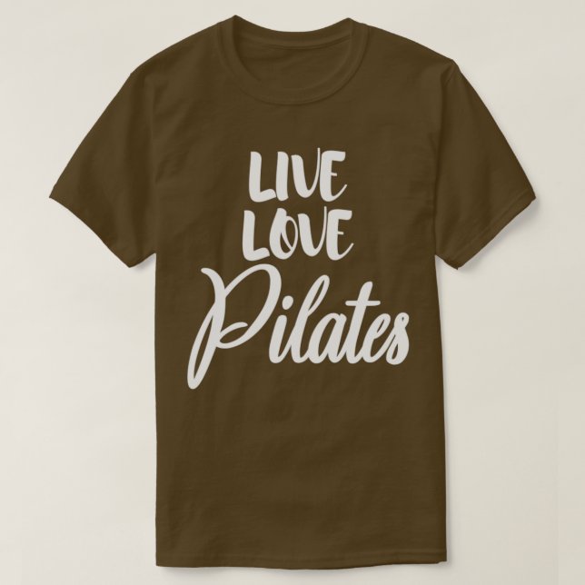Camiseta Live Love Pilates 2 (Frente do Design)