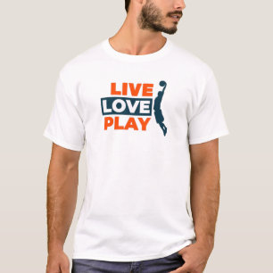 Camiseta  Live Love Play