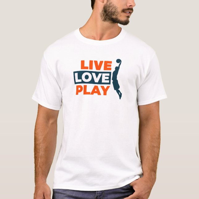 Camiseta Live Love Play (Frente)