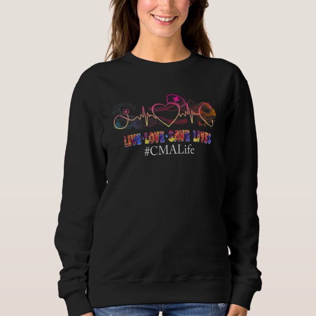 Camiseta Live Love Save Lives Cma Life (Frente)