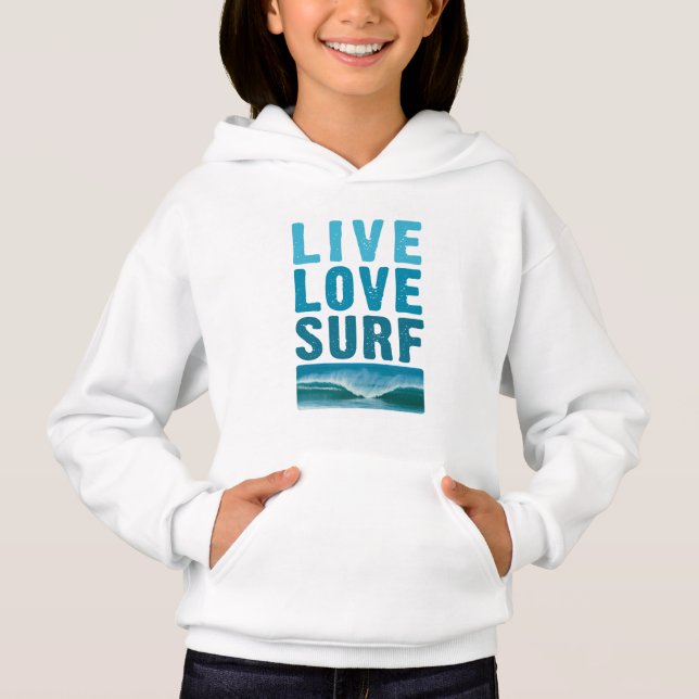 Camiseta Live, Love, Sweet Surf (Frente)