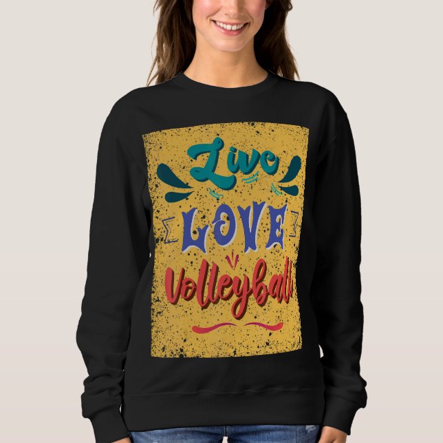 Camiseta Live Love Voleibol Team (Frente)
