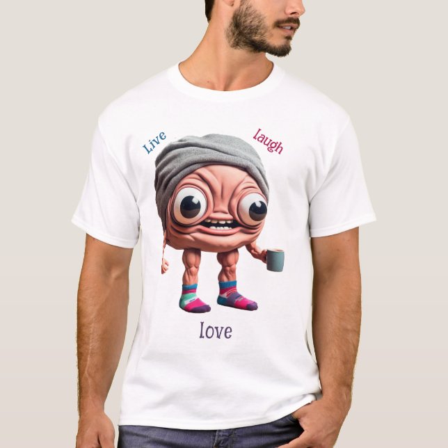 Camiseta Live, Ria, Amor (Frente)