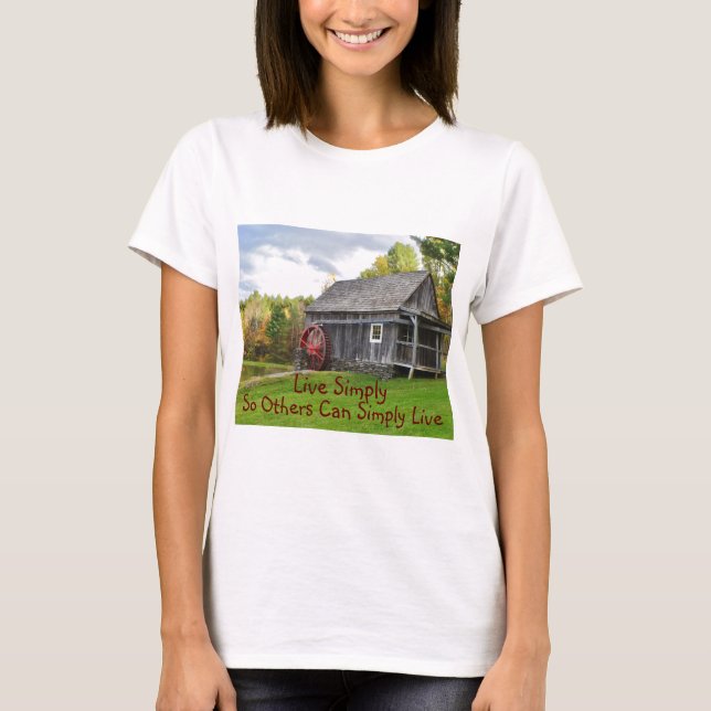 Camiseta Live Simplesmente Old Mill (Frente)