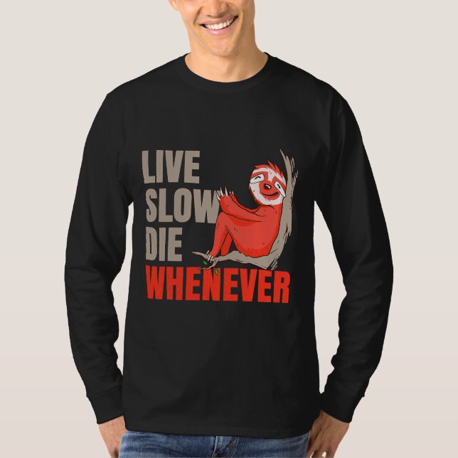 Camiseta Live Slow Die Sempre Que Leve (Frente)