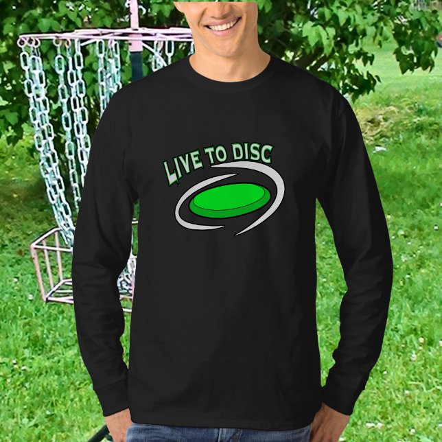 Camiseta Live to Disc, Golfe de Disco (Criador carregado)