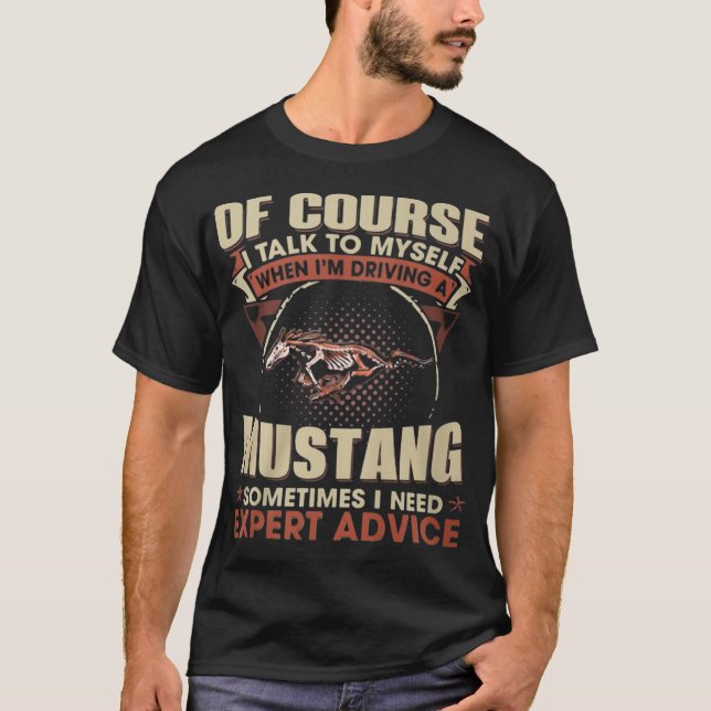 Camiseta Live to Drive Mustang (Frente)