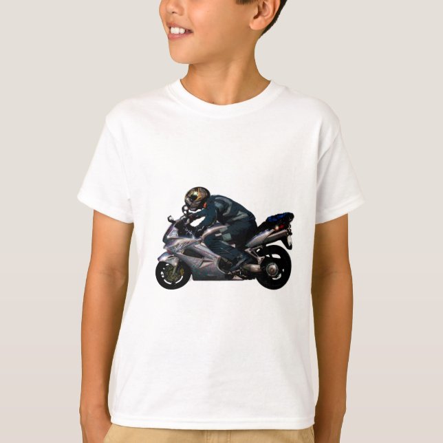 Camiseta Live to Ride Motorbiker (Frente)