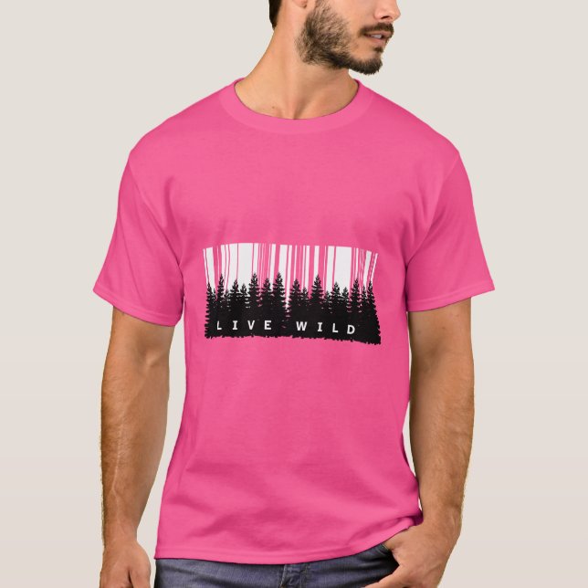 Camiseta Live Wild (Frente)