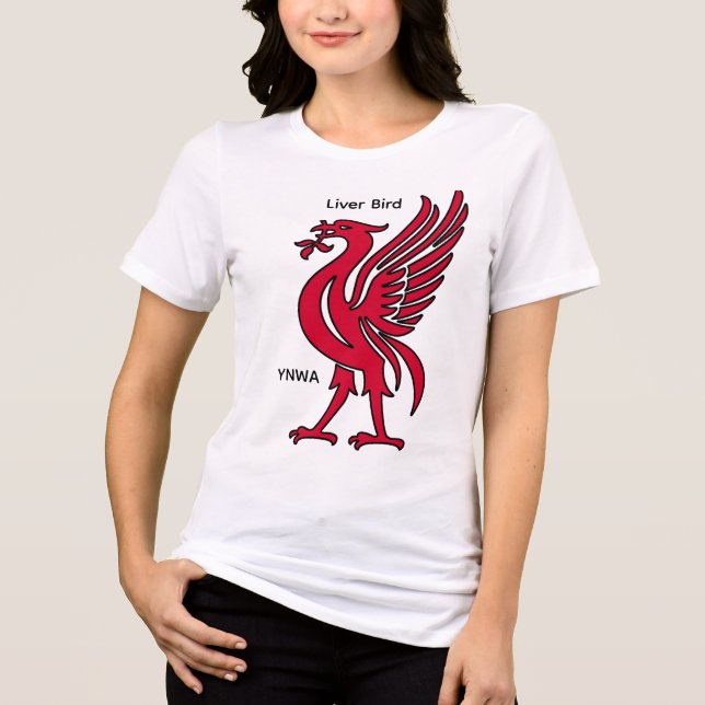 Camiseta Liver Bird YNWA Personalizado (Frente)