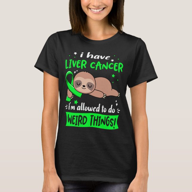 Camiseta Liver Cancer Awareness Month Ribbon Gifts (Frente)
