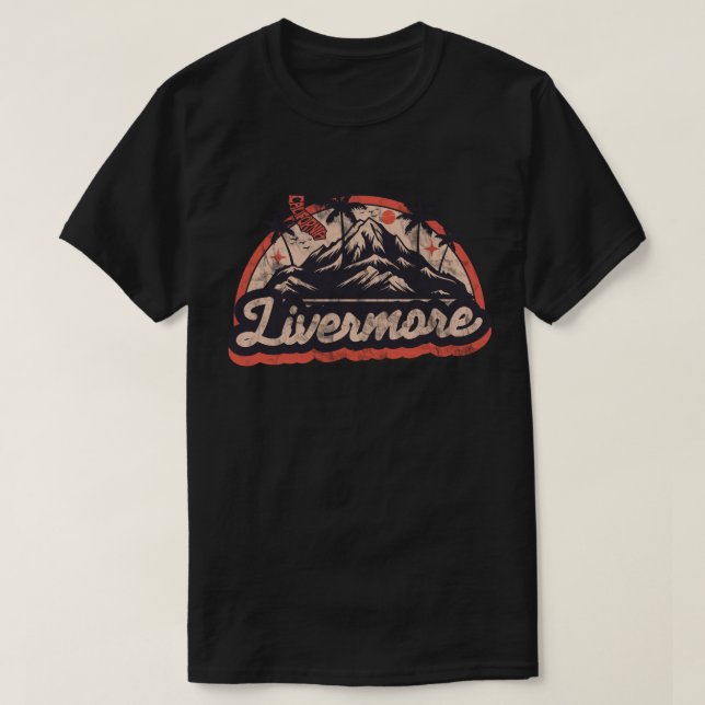 Camiseta Livermore, Califórnia (Frente do Design)