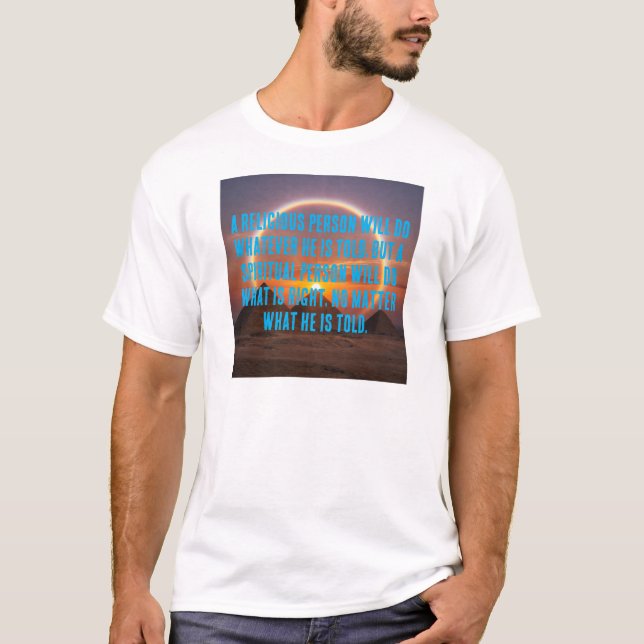 Camiseta "living for something" (Frente)