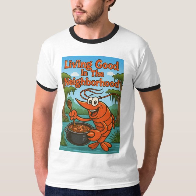 Camiseta Living Good in the Neighborhood (Frente)