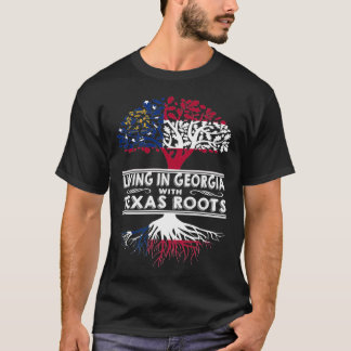 Camiseta Living in Georgia with Texas Roots
