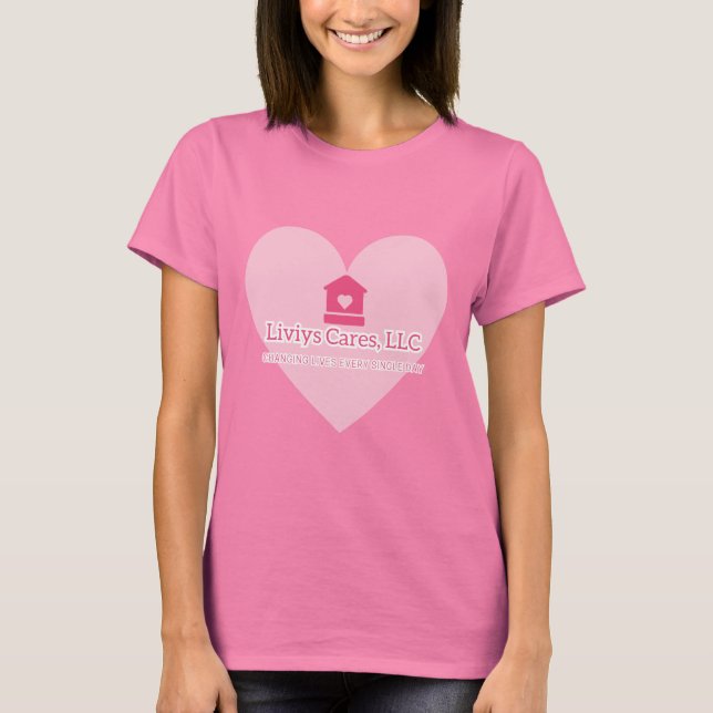 Camiseta Liviys Cares Logo (Frente)