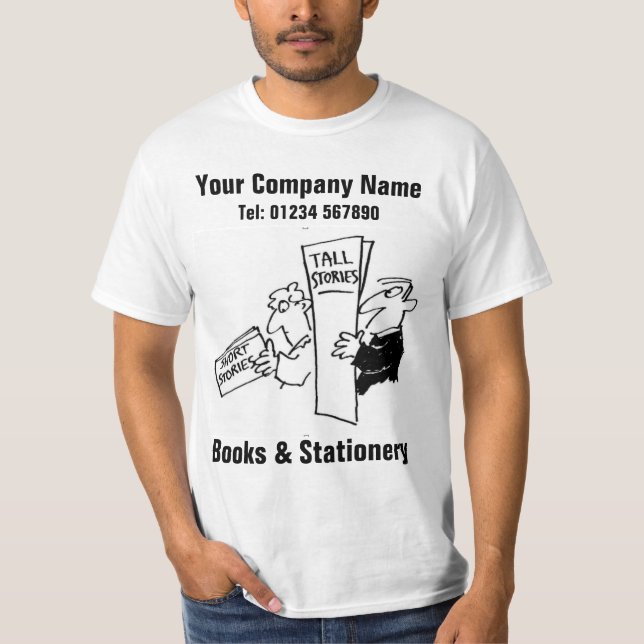 Camiseta Livraria e papelaria (Frente)