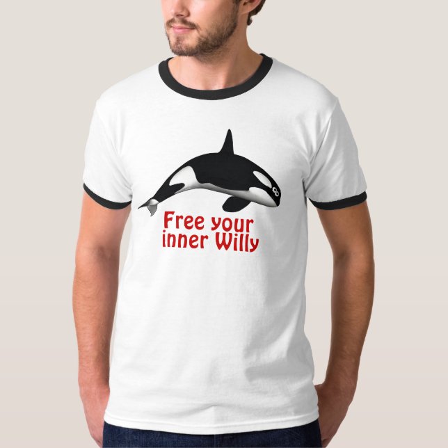 Camiseta Livre as orcas (Frente)