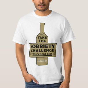 Camiseta Livre de Álcool e Sóbrio