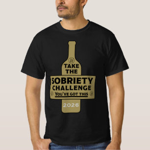 Camiseta Livre de Álcool e Sóbrio