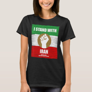 Camiseta LIVRE IRÃ SOLIDARIEDADE MERCH Iran Teerão