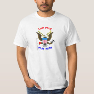 Camiseta Livre vivo - duro do jogo