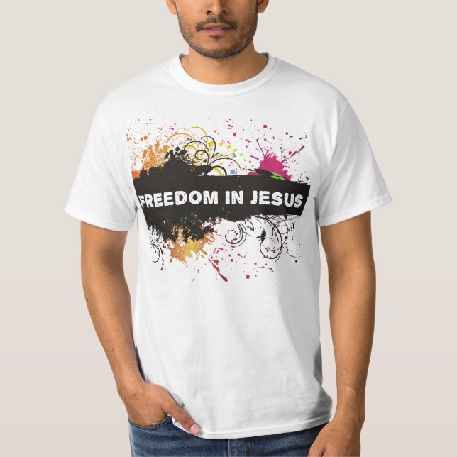 Camiseta Livres em Jesus (Frente)