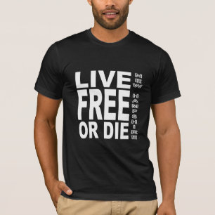 Camiseta Livres vivos ou morrem