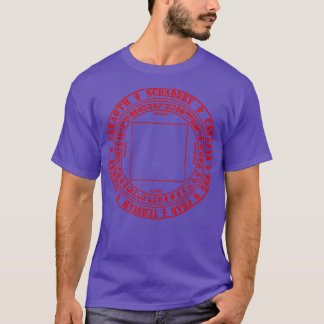 Camiseta Livro 6 de Moisés, Selos de Círculo e Espírito Pla