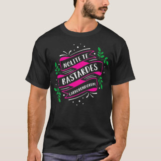 Camiseta Livro Amado Feminista Citação Nolite Te Bastardes 