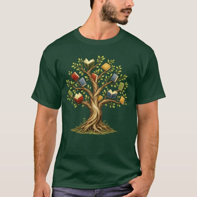 Camiseta Livro Árvore do Conhecimento (Frente)