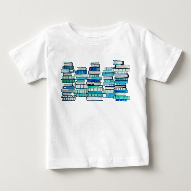 Camiseta Livro Azul Vestido De Bebê (Frente)