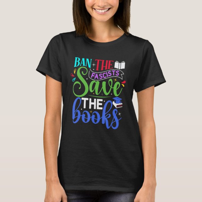 Camiseta Livro Banido Os Fascistas Salvem Os Livros (Frente)