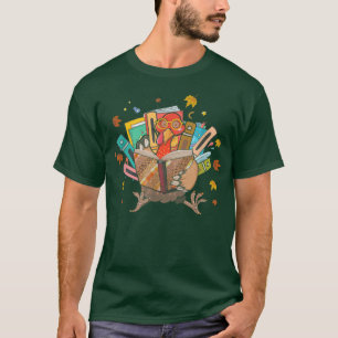 Camiseta Livro Bibliotecário Lover Reader Funny Turquia Gra