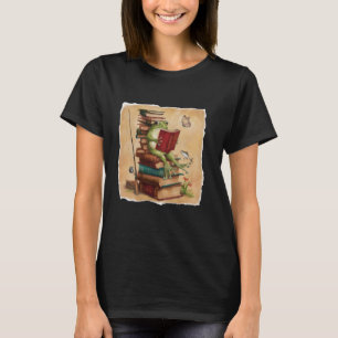 Camiseta Livro Clássico Vintage de Pesca do Sapo & Rã para