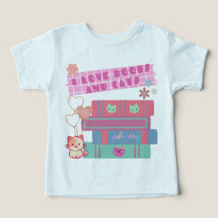 Camiseta Livro Coquette - Amantes de Gatos - Azul Gelo Cort