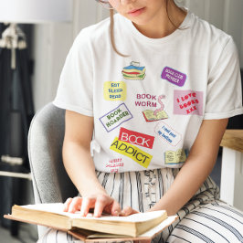 Camiseta Livro da biblioteca de leitores de membros do club