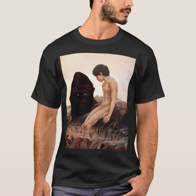 Camiseta Livro Da Selva - Bagheera De Mowgli - Detmold (Frente)