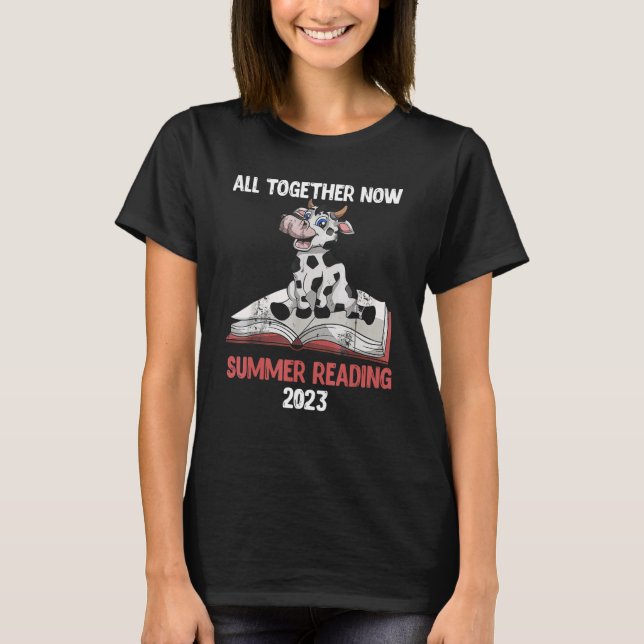 Camiseta Livro de 2023 do Programa de Leitura para o Verão (Frente)