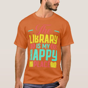 Camiseta Livro de Bibliotecas, Palavra de Citação Lover Pun