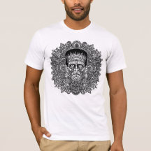 Livro de Colorir Mandala do Monstro de Frankenstei