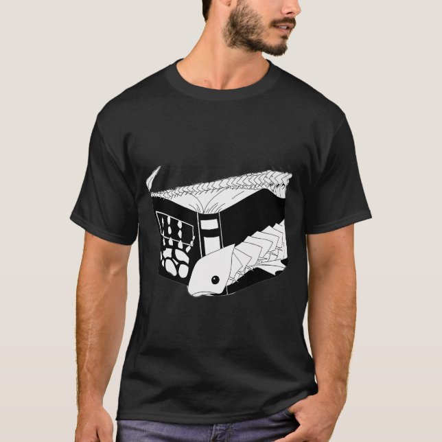 Camiseta Livro de conjuração amaldiçoado com esqueleto de o (Frente)