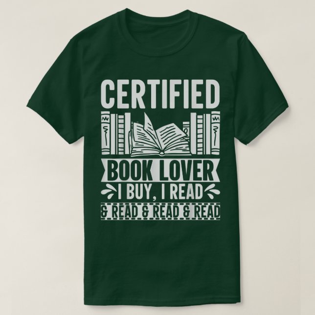 Camiseta Livro de Estilo de Vida Certificado de Estilo de V (Frente do Design)