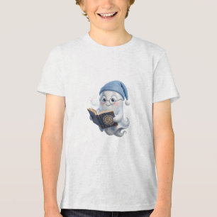Camiseta Livro de Feitiços de Leitura de Fantasma Desenho M