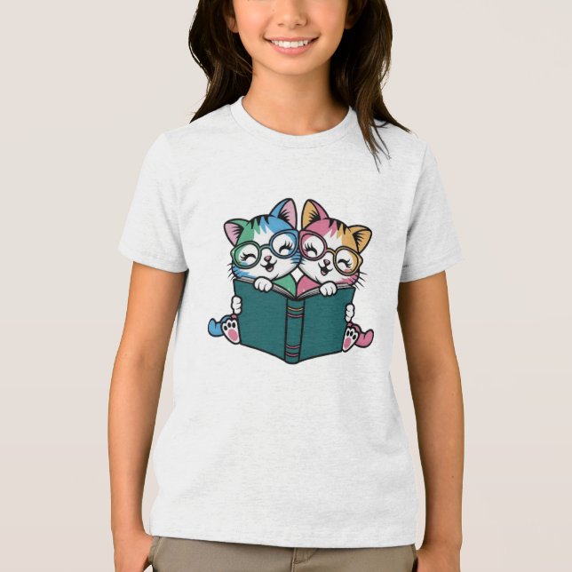 Camiseta Livro de gatos (Frente)