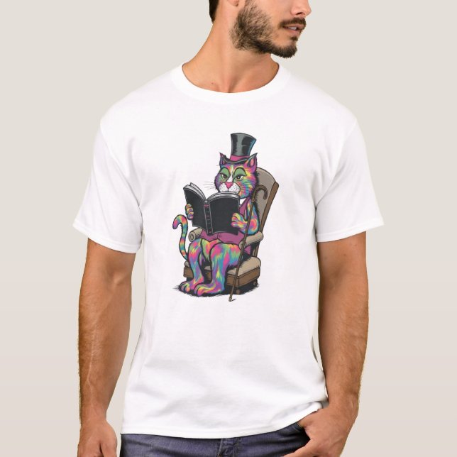 Camiseta Livro de Gatos (Frente)