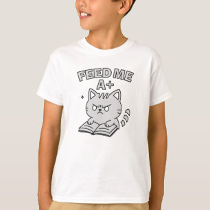 Camiseta Livro de Gatos Engraçado