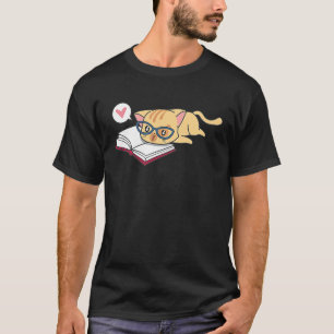 Camiseta Livro de Gatos I Love Leading Reader Book