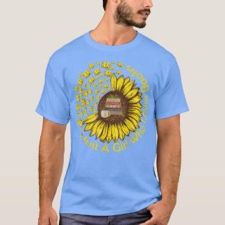 Camiseta Livro de girassol, amantes de flores