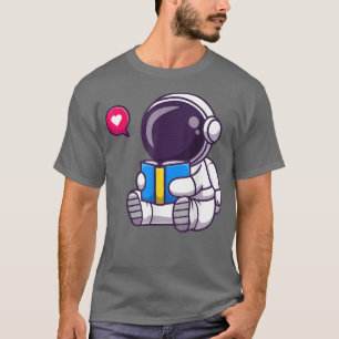 Camiseta Livro de leitura astronauta